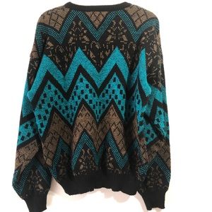 Gabrielle Sweaters - Men’s Vintage 80s Long Sleeve Sweater Size Medium Gabrielle Sweaters - Men’s Vintage 80s Long Sleeve Sweater Size Medium
